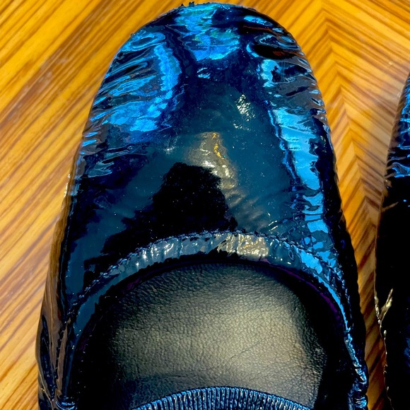 Prada sport black ballerina ballet flat shoe patent leather AUTHENTIC from Saks - Picture 11 of 11